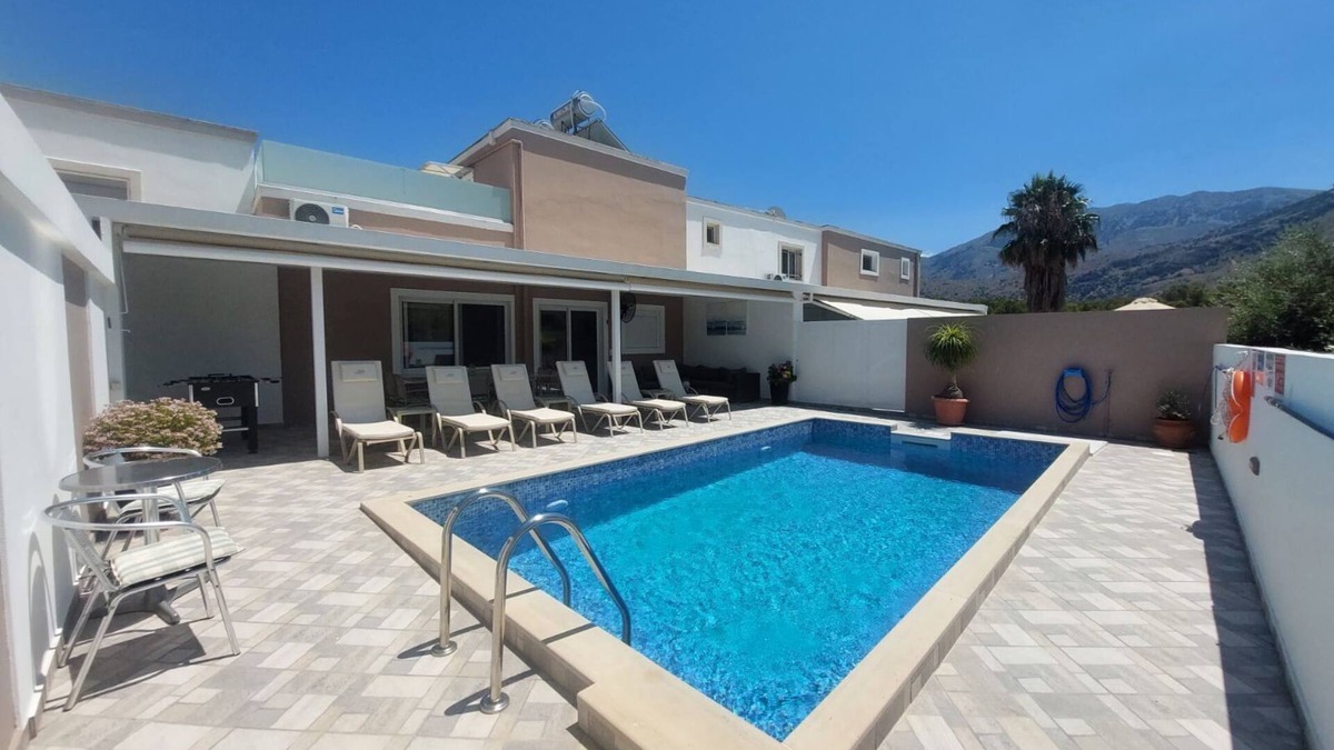 Georgioupolis Villa | Villa Astro- Less than 5-Min Walk to Kalivaki Beach with private pool