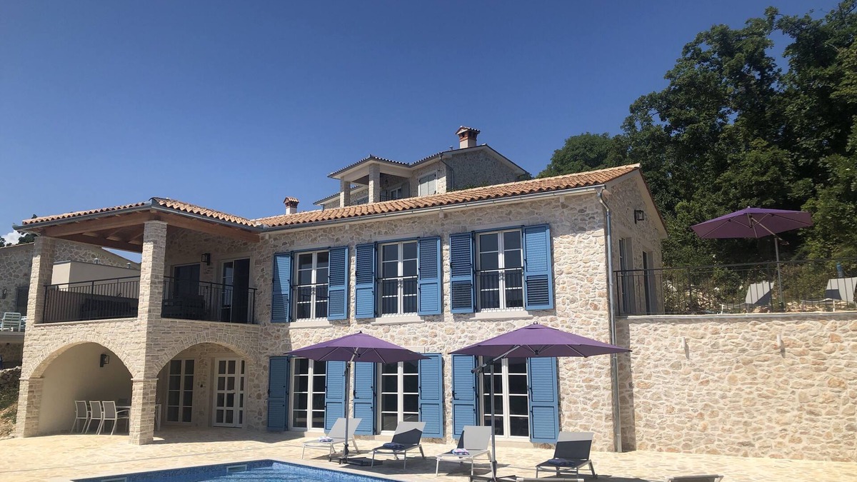 Ripenda Kosi House | Villa Aurinia - Quiet location with great sea views and large pool + whirlpool