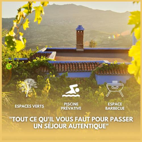 Bab Taza Villa | Villa Authentique avec Vue Panoramique à 3 km de Chefchaouen