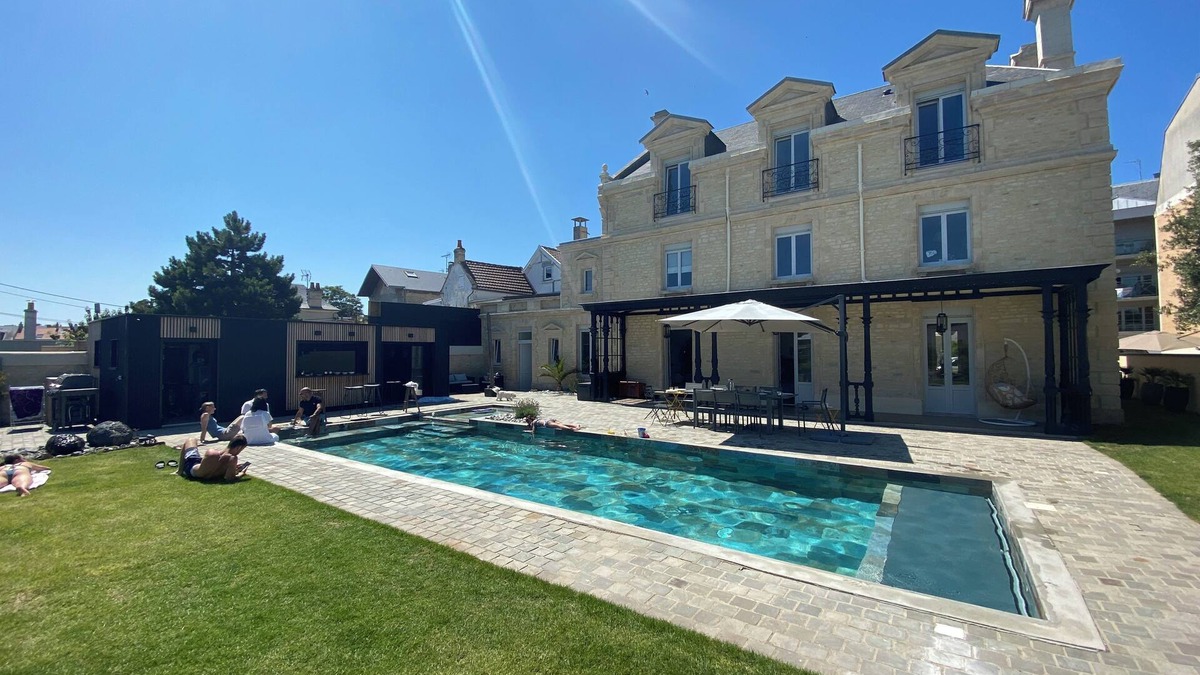 Lion-sur-Mer Villa | Villa, Avec Pisicne, à 100m de la Plage