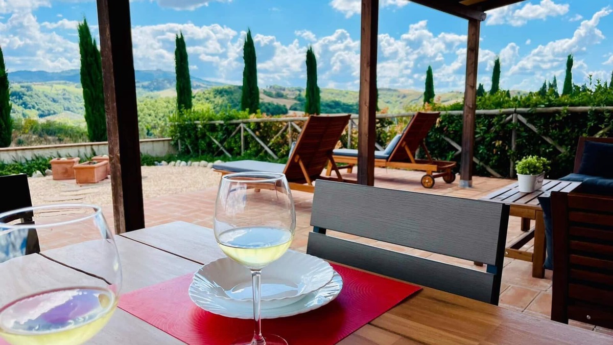 Volterra Apartment | Villa Bel Sogno - Beautiful View Of Volterra And The Countryside.