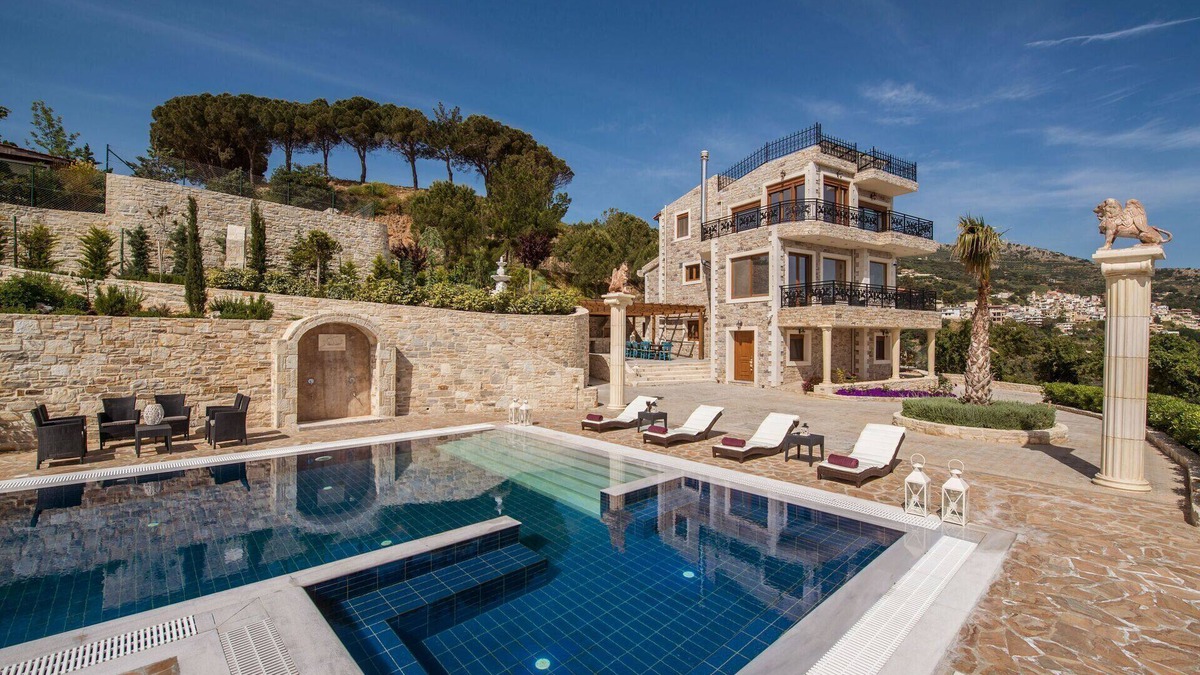 Linoperamata Villa | Villa Bella Mare - Rodhiá ,Crete