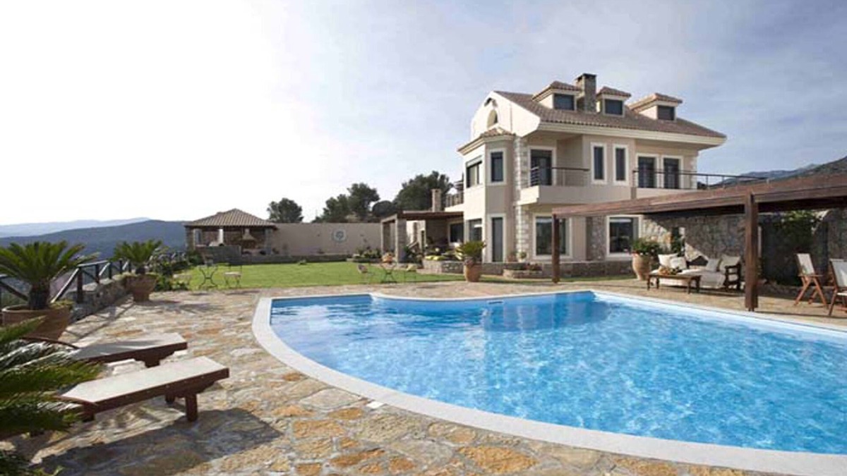 Rousa Limni Villa | Villa Blue View - 5 bedroom Villa - Sleeps 10