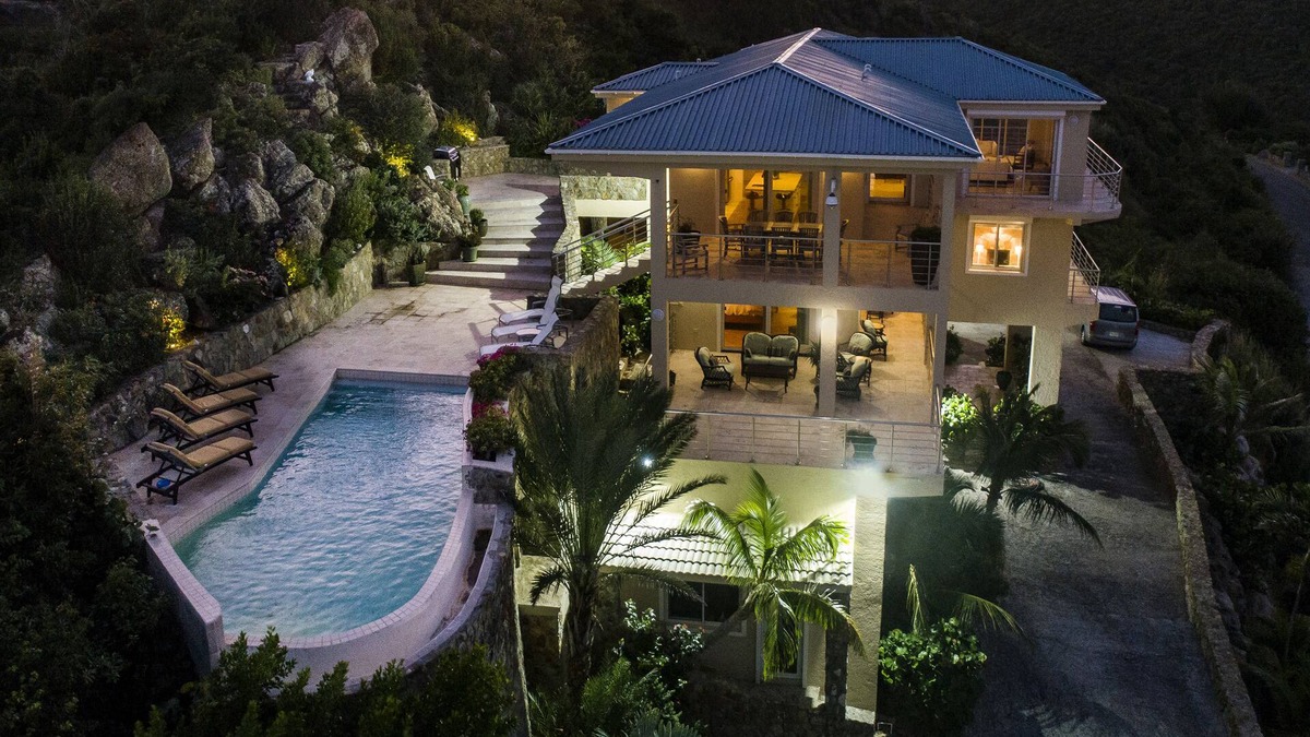 Dawn Beach Estates House | Villa Bougainvillea, 3 level Villa with elevator.