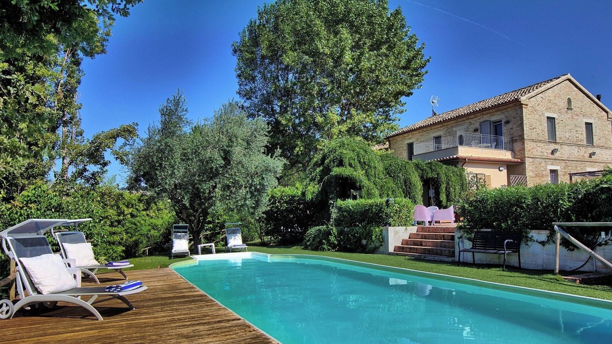 Ostra Villa | Villa "Casa della Musica" with Shared Pool, Garden & Wi-Fi