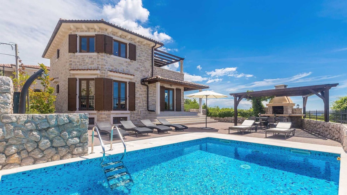 Milohnici Villa | Villa CAVALLO with pool and sea view