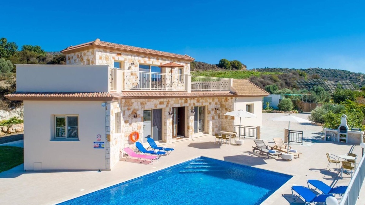 Pano Arodhes Villa | Villa Christel - Four Bedroom Villa, Sleeps 9