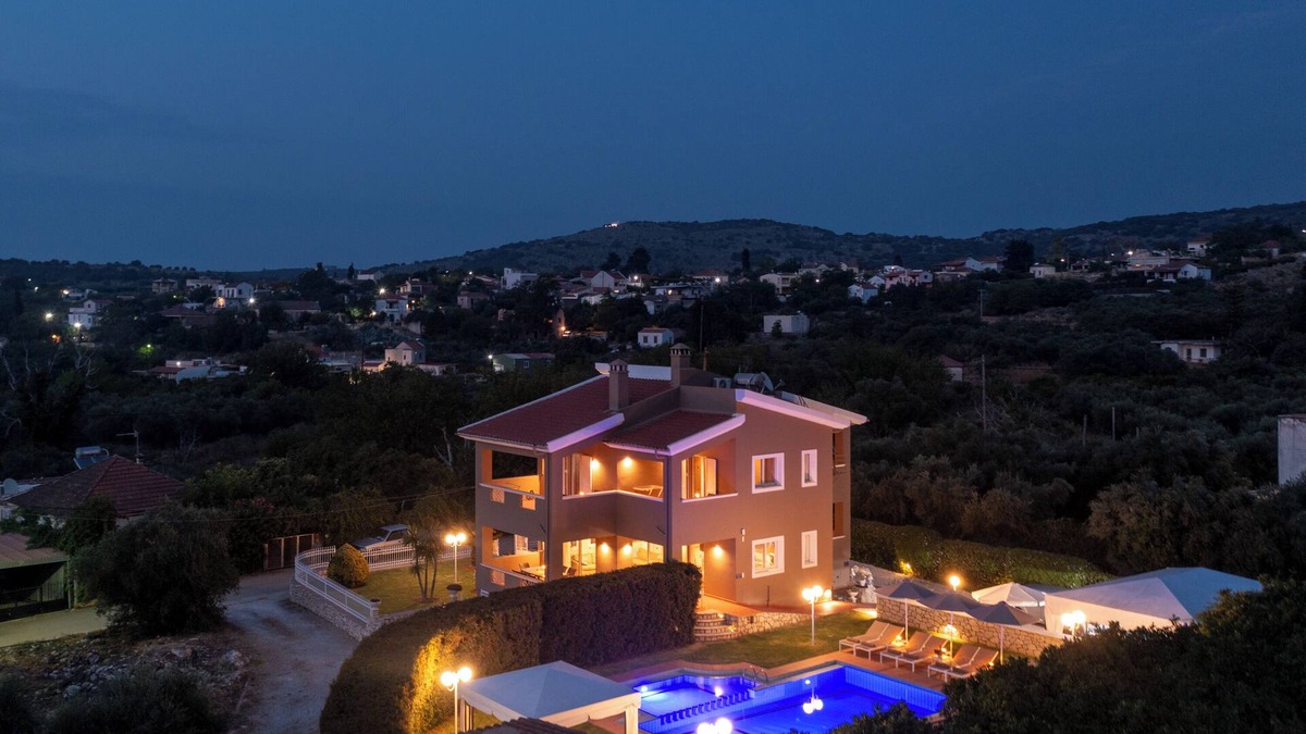 Kalyves Villa | Villa Clio, with Mountain view