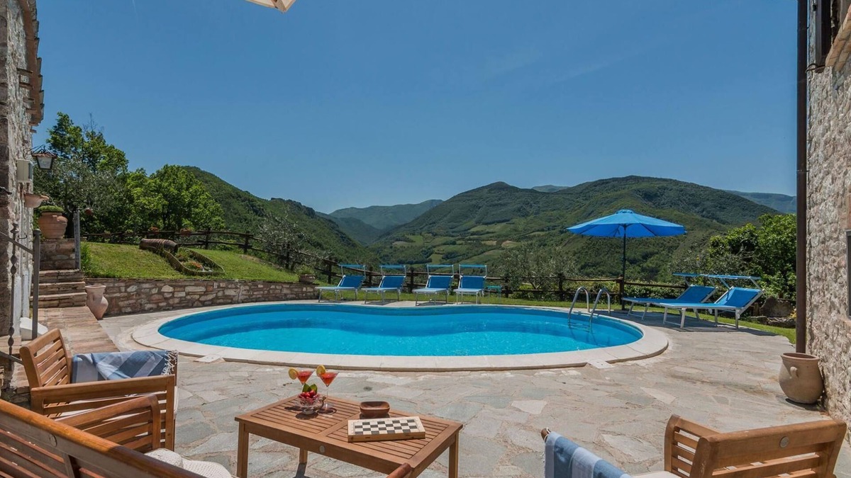 Acqualagna Villa | Villa Colombaia 10 - Three Bedroom Villa, Sleeps 10
