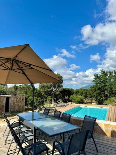 San-Gavino-di-Carbini Villa | Villa Confortable avec Piscine
