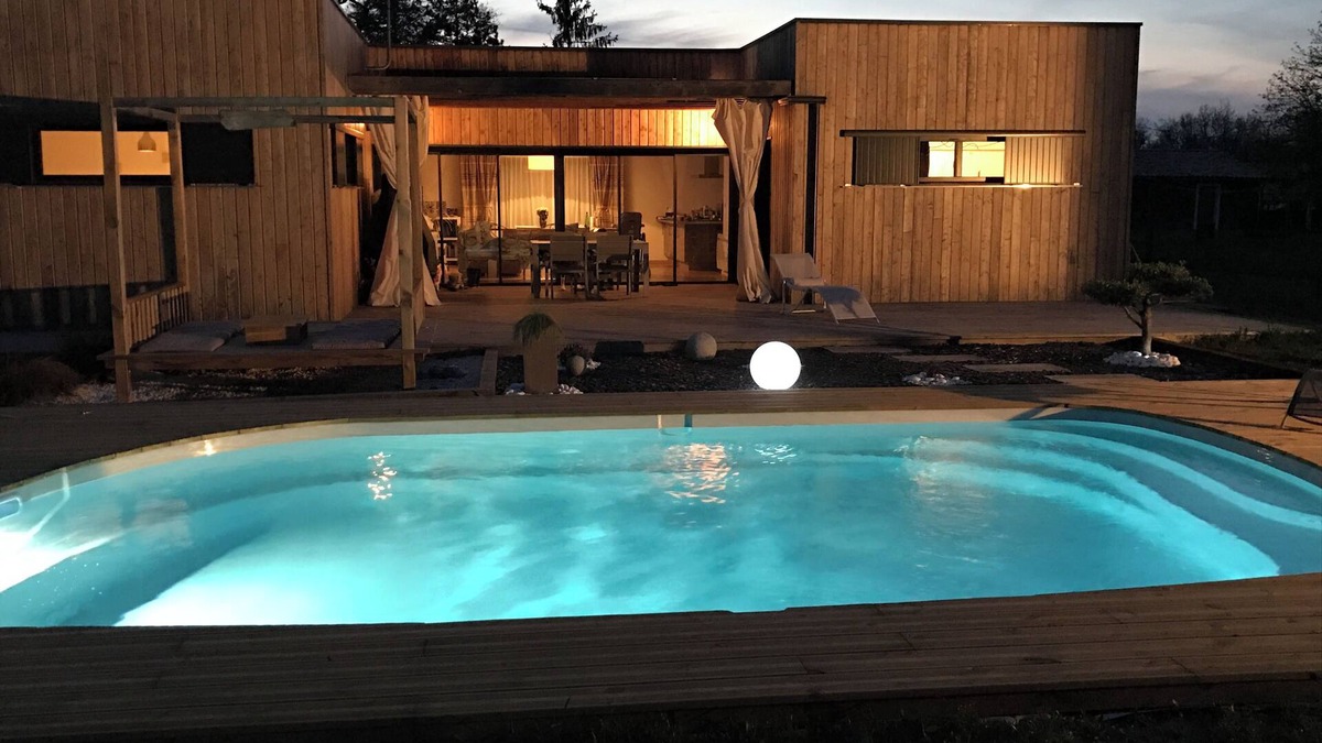 Saint-Morillon Villa | Villa Contemporaine en Bois d