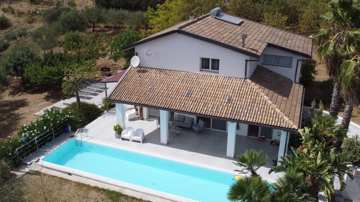 Agrigento Villa | Villa Dali . Modern house, panoramic view, pool 16mX3
