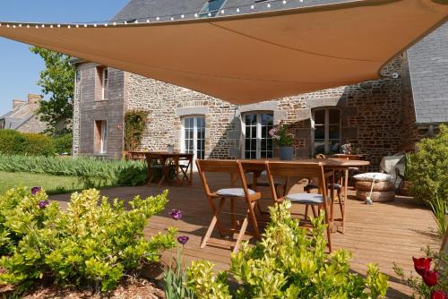Dragey-Ronthon Apartment | Villa de la Plage, la baie du Mont-Saint-Michel, sauna