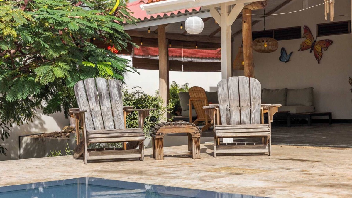 Santa Barbara Villa | Villa Di Dos Kas with a refreshing private pool
