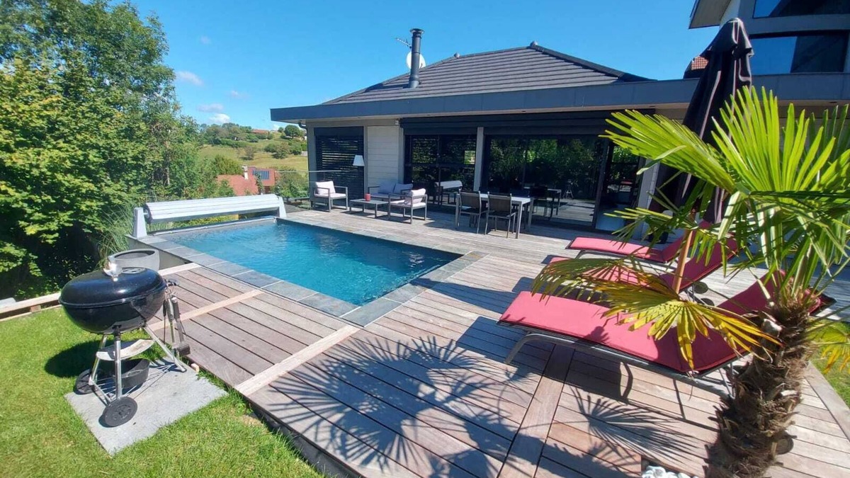 Naves-Parmelan House | Villa du Parmelan between lake and mountains with private heated pool