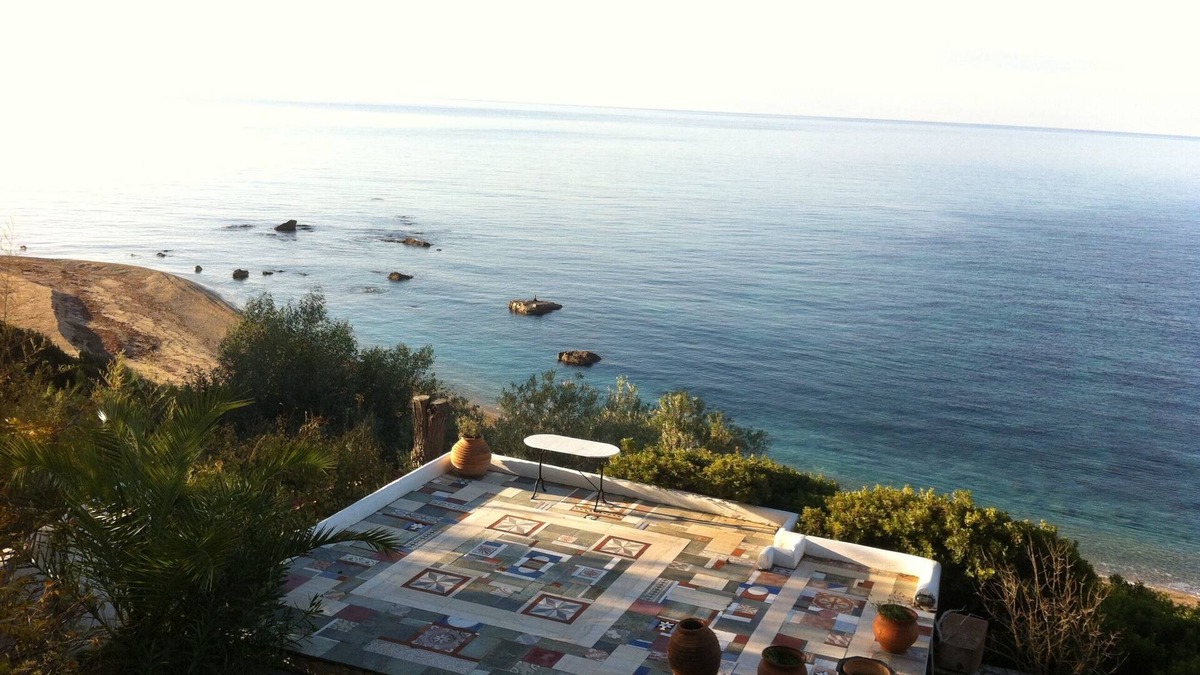 Lygia Villa | Villa Efelli: Beautiful seafront traditional Greek style villa, Ionian Coast