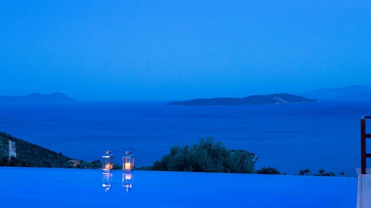 Sivota Villa | Villa Eione with Ionian Islands View