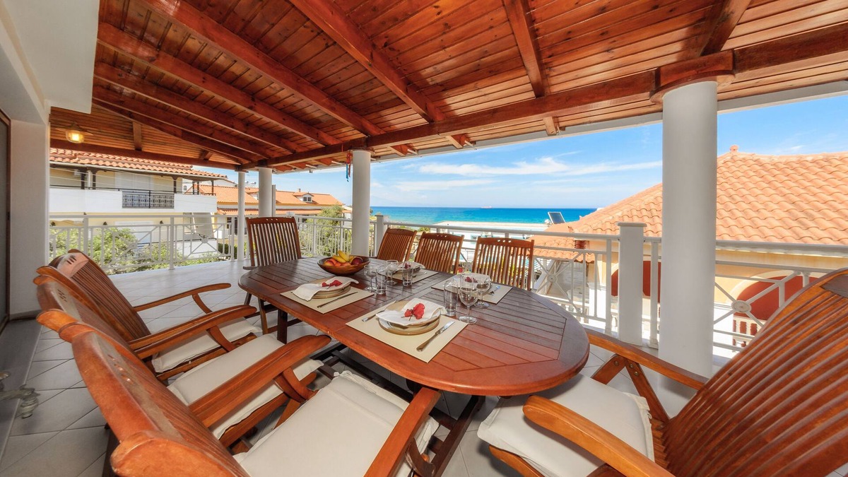 Alikanas Villa | Villa Eleni-2nd Floor Maisonette with Ocean panorama terrace for up to 4 people