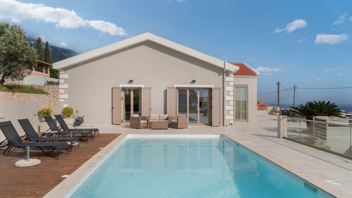 Vlachata Villa | Villa 'Ethereal' with Sea View, Wi-Fi and Air Conditioning