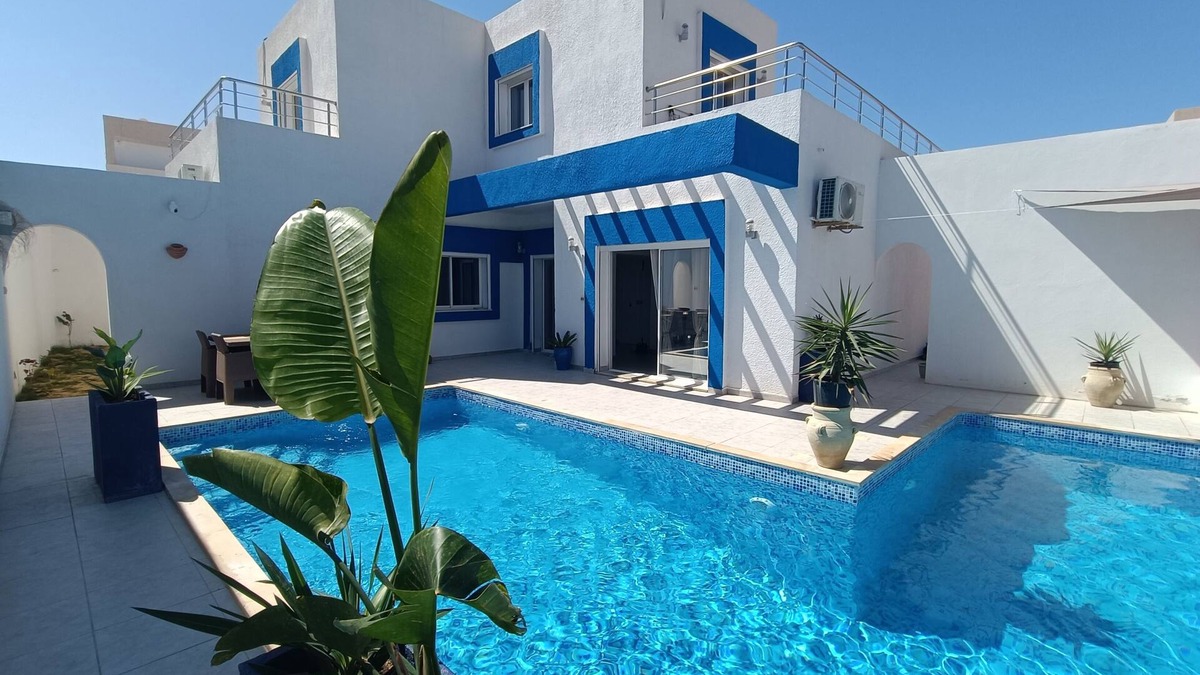 Djerba Villa | Villa Evasion Djerba with swimming pool ideal for families 6 km from the beach