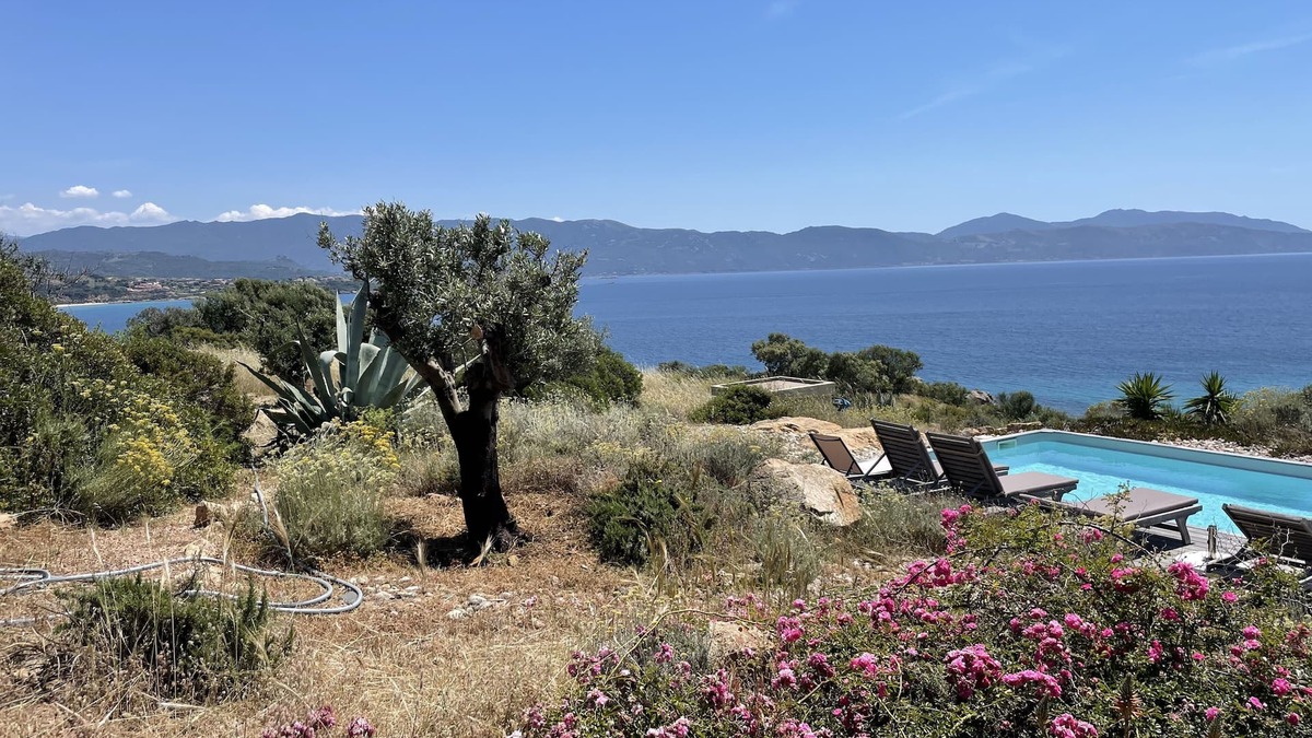 Sagone Villa | VILLA, EXCEPTIONAL LOCATION AND VIEW-PRIVATE HEATED POOL
