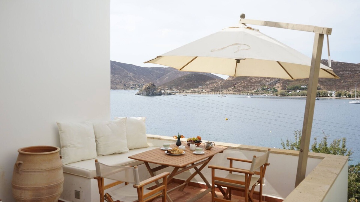Grikos Villa | Villa Fantasia a few meters from the sea, breathtaking view
