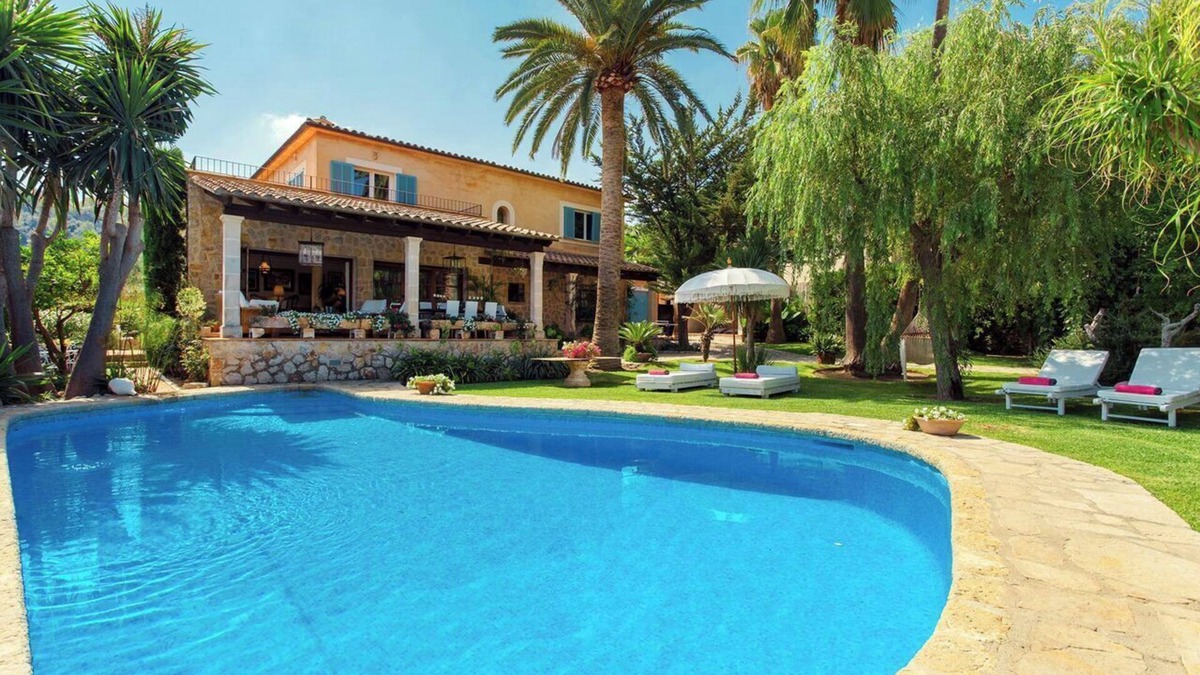 Mancor de la Vall Villa | Villa 'Font' with Mountain View, Wi-Fi and Air Conditioning