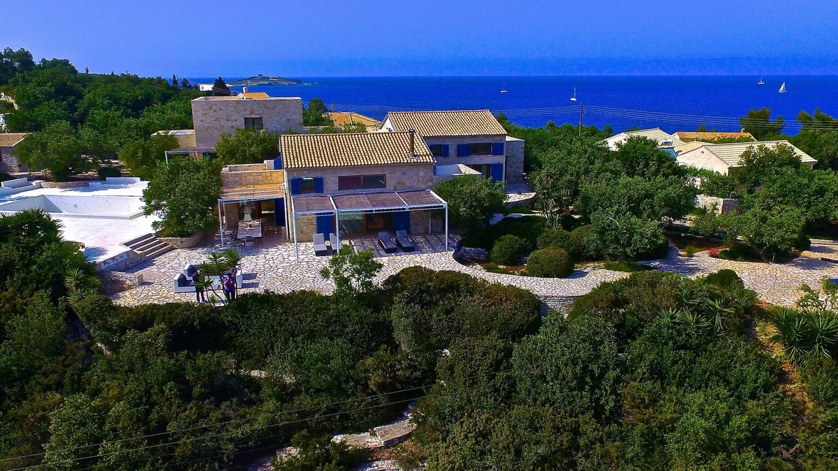 Katsimatika Villa | Villa for 14 , nestled in a 2-acre olive garden with beach just 30 steps awa