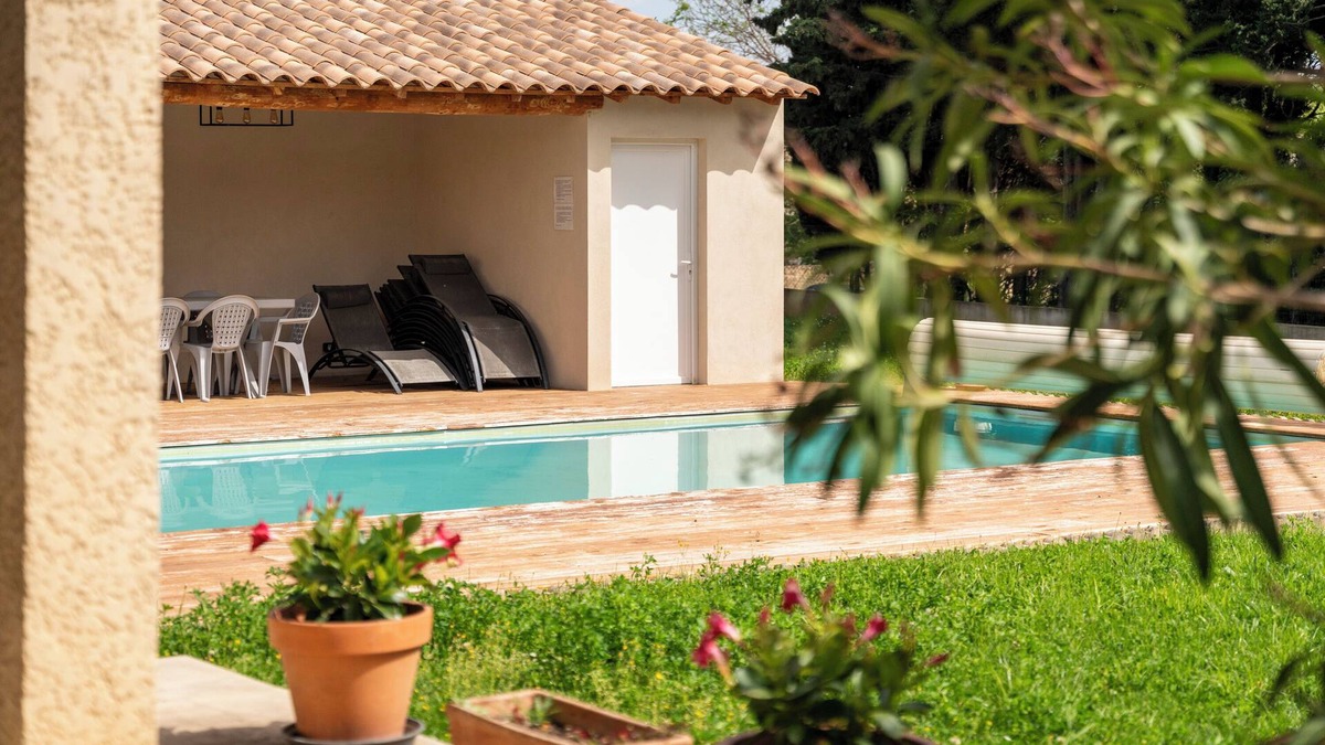 Saint-Laurent-La-Vernede House | Villa 'Gîte Les Oliviers' with Private Pool, Wi-Fi and Air Conditioning