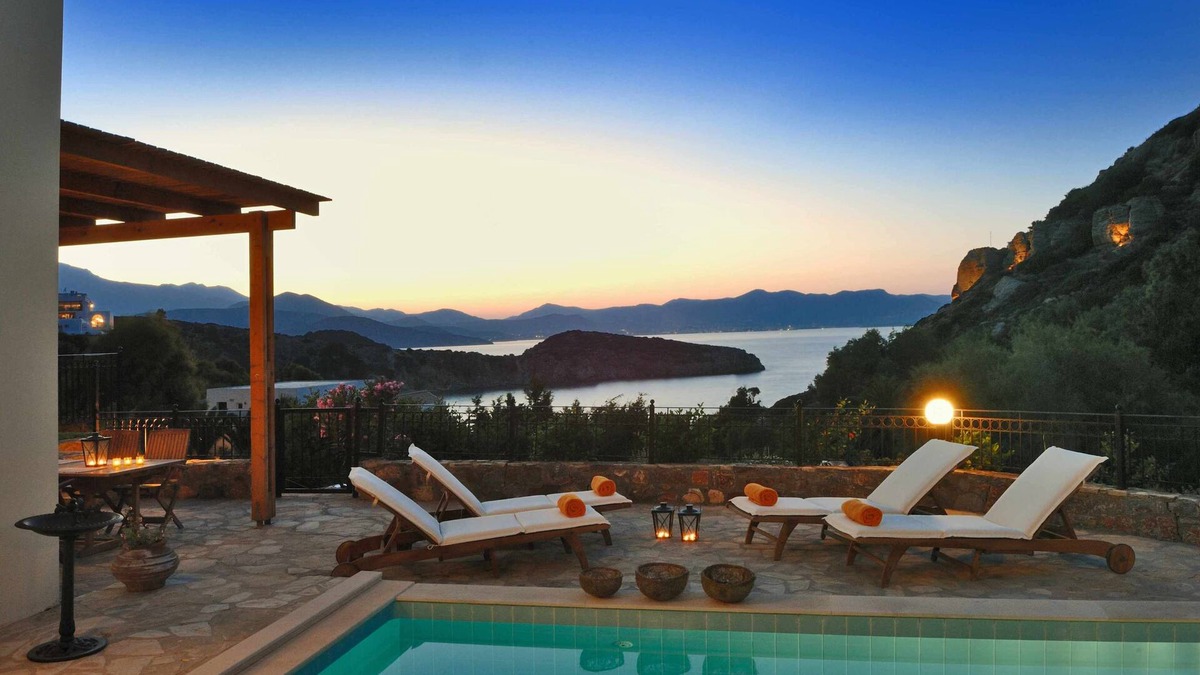 Istron Villa | Villa Gaia, beautiful spacious four bedroom villa with private pool