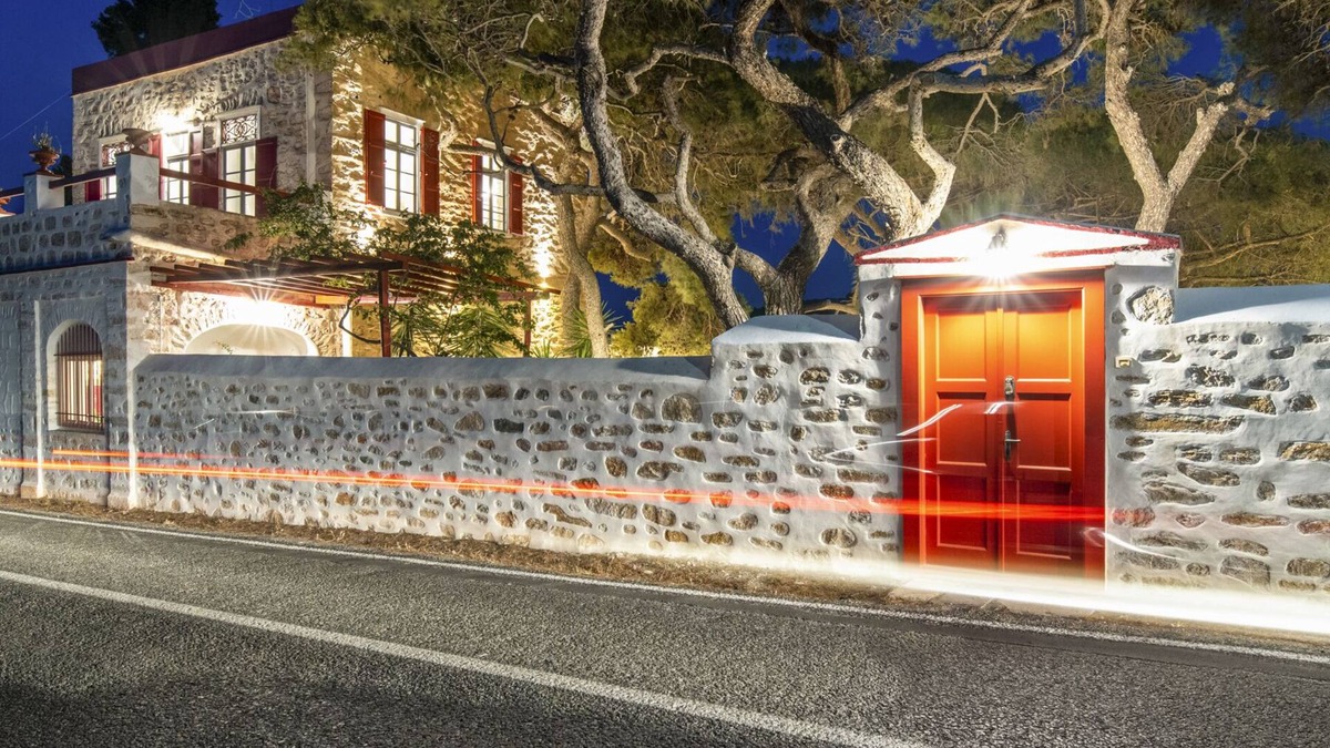 Syros Villa | Villa Gaia Syros | 1800's Stone Building