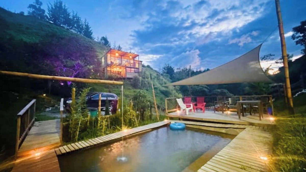 El Penol House | Villa Guatape #piscina Natural, Jacuzzy bbq #vista