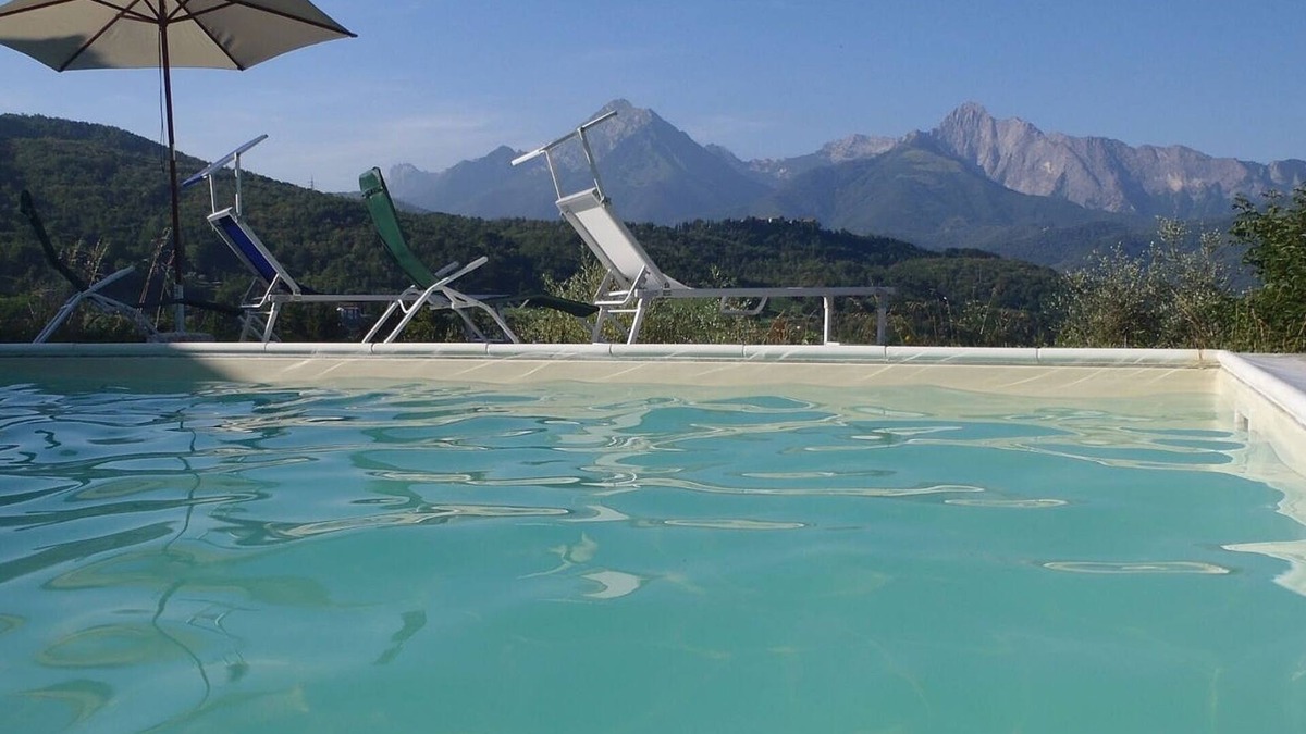 Casola in Lunigiana Villa | Villa in 2 Acres: Large Heated Private Pool; 360 deg. Stunning Views; Free WIFI