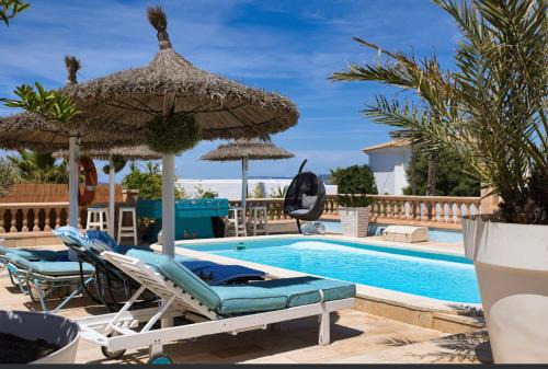Badia Gran Villa | Villa in Llucmajor with Sea View and Private Pool
