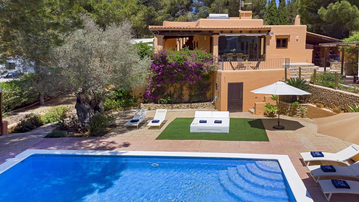 Sant Antoni de Portmany Villa | Villa in San Rafael Ibiza Sleeps 12
