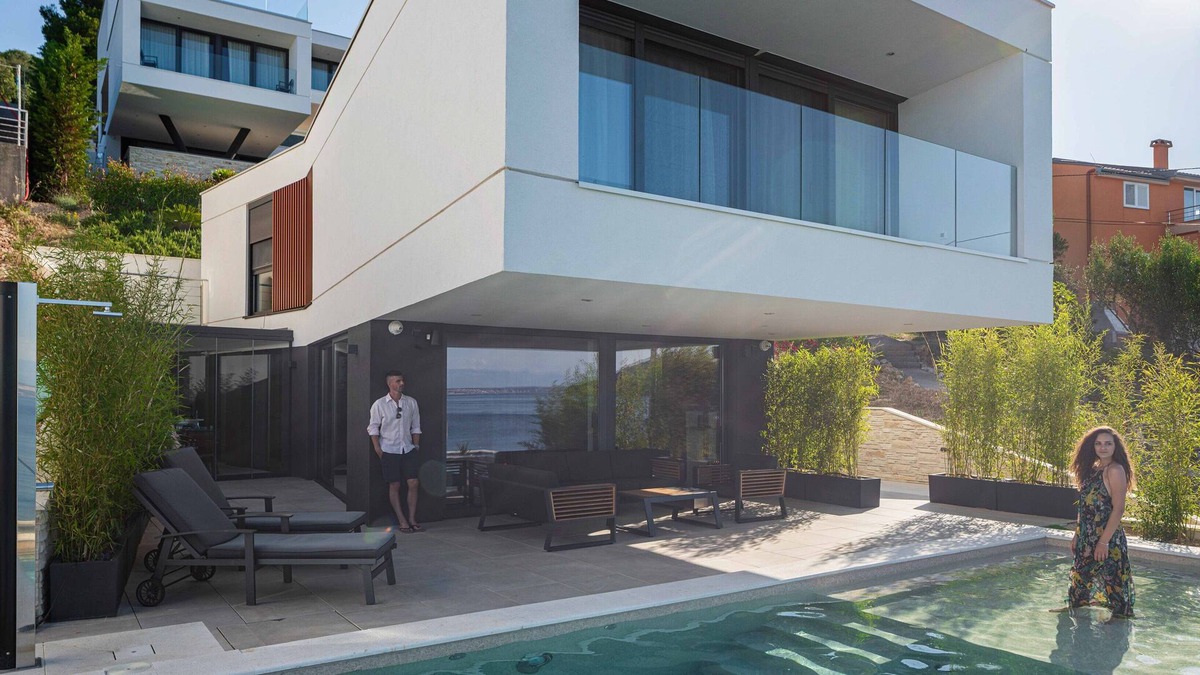 Municipality of Kali Villa | Villa INFINITY ***** with private pool right by the sea - view of Zadar
