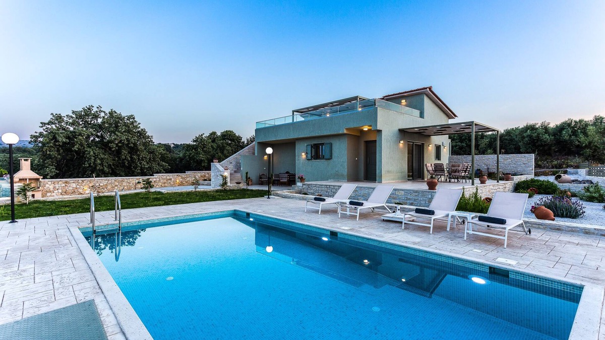 Prines Villa | Villa Iokasti, sea view with heated pool, 5 min walking from Atsipopoulo center