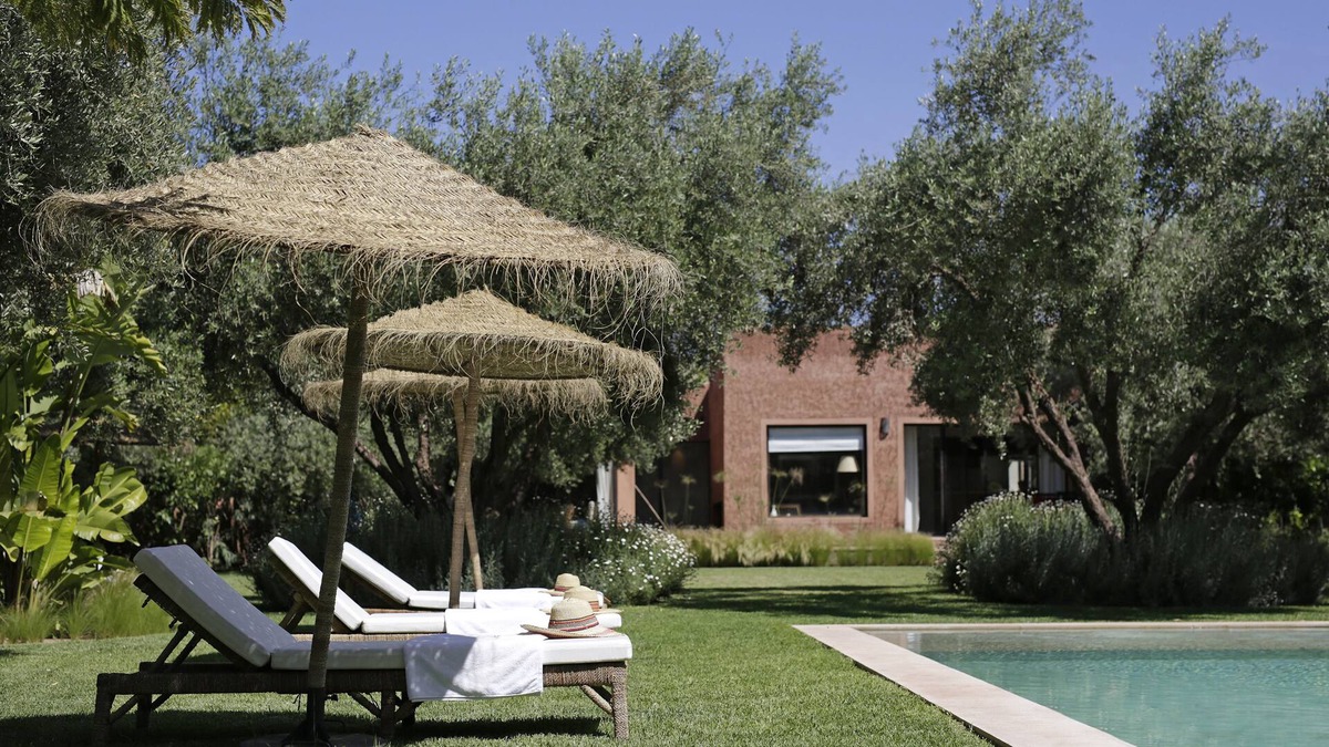 Chwiter Villa | Villa Jardin BLEU in the countryside of Marrakech with private pool