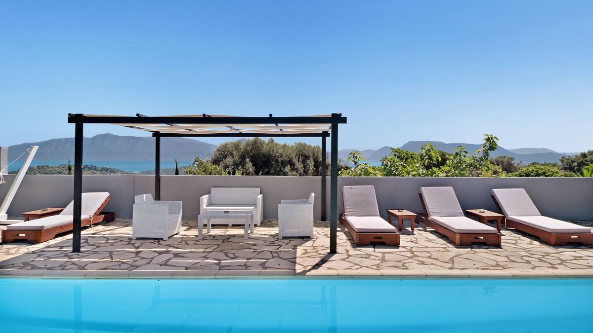 Katomerion Villa | Villa Jimmy's Katomeri 2 with Sea View, Wi-Fi and Air Conditioning