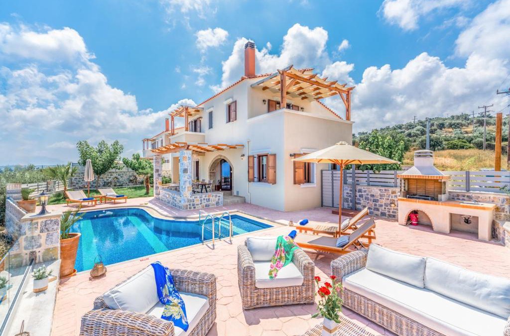 Kirianna House | Villa Kantifes 4 Families or Couples with Private Pool & BBQ