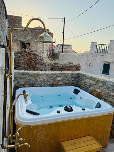 Symi Apartment | Villa Kastrouna, with private heated jacuzzi