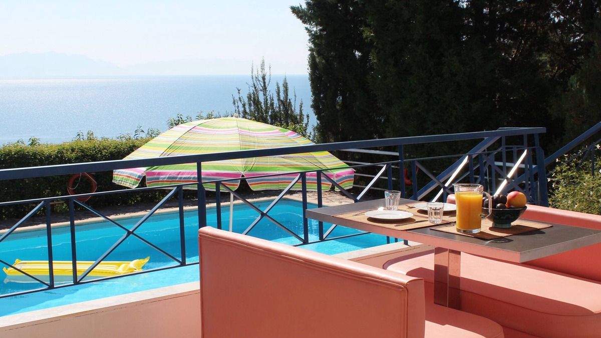 Messini Villa | Villa KATERINA ,2 bedrooms, 2 bathrooms ,private pool, sea view.EOT licensed.