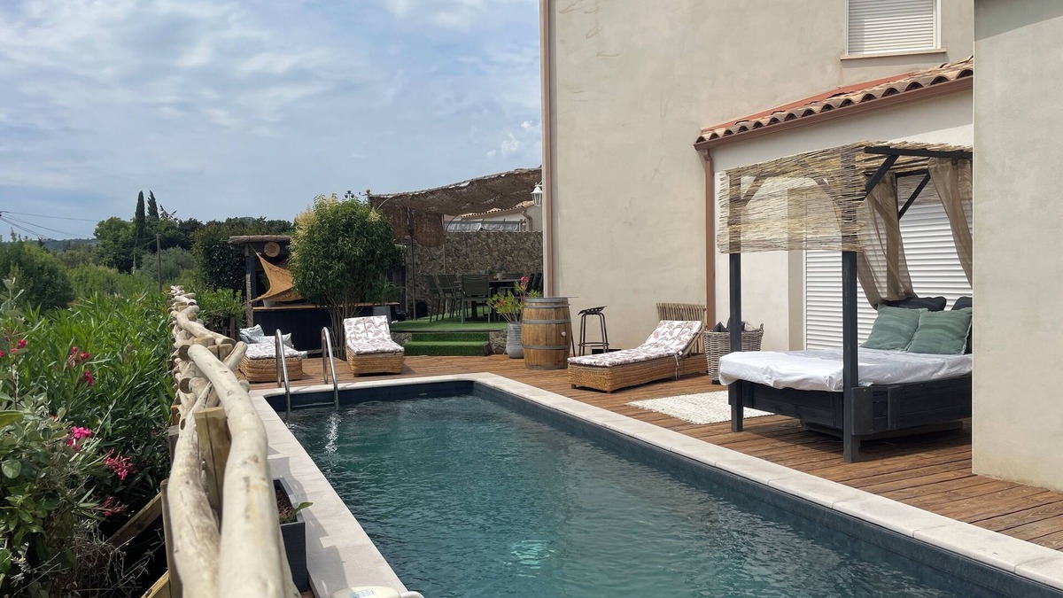 Saint-Chinian Villa | Villa la bambouseraie