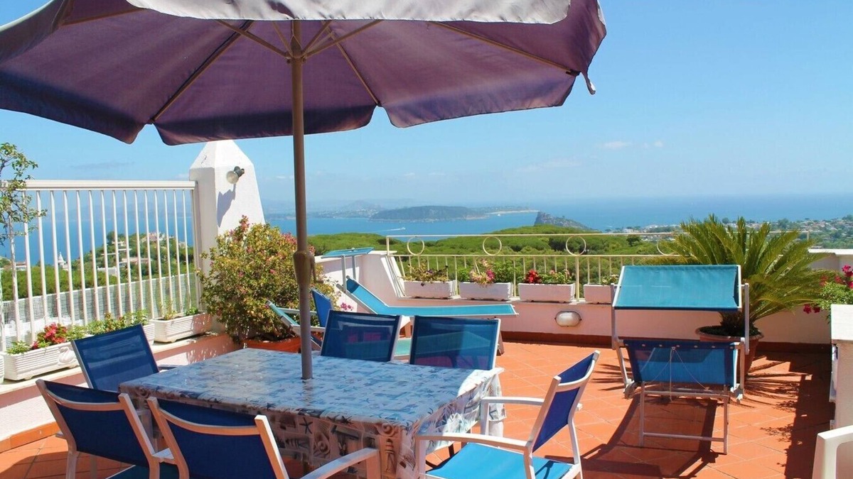 Fiaiano Apartment | Villa La Favola Suite Ischia Terrace with view