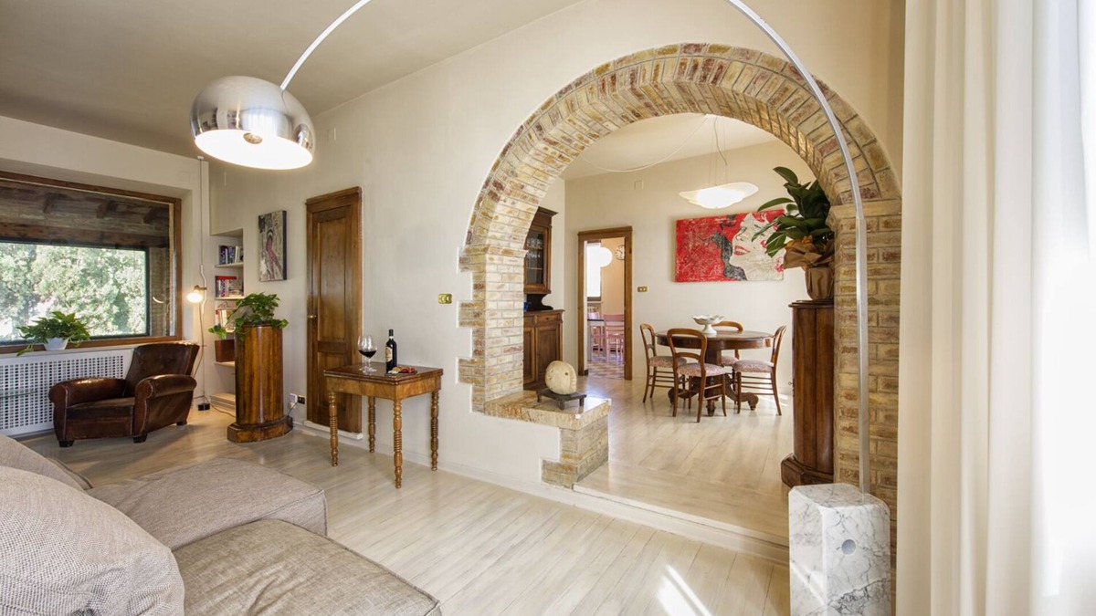 Montalcino House | Villa La Fortezza in the heart of the historic center of Montalcino with Jacuzzi