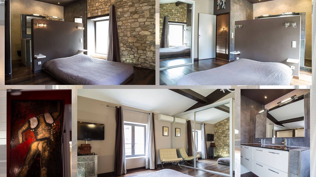 La Roque-sur-Ceze Villa | Villa 'La Grange' with Private Pool, Wi-Fi and Air Conditioning
