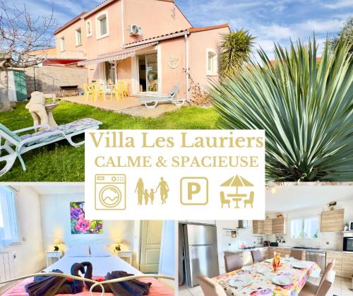 Elne House | Villa Les Lauriers -3 Chambres, Climatisation, Terrasse, Jardin, BBQ & Plancha- SUDSEJOURCONCIERGERIE