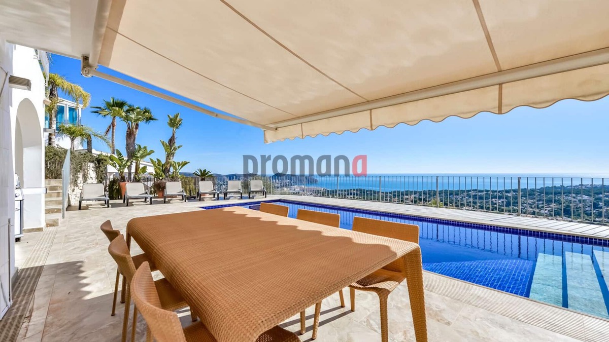 Benimeit Villa | Villa Letizia Luxury villa, 180º sea view for 6 people with private pool.