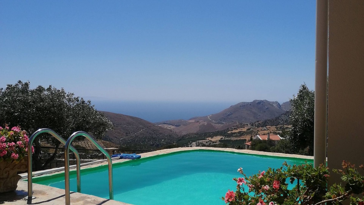 Agios Vasileios Villa | Villa Liberty with fantastic view,close to a farm in a traditional village.