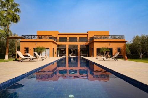 El Aggada Villa | Villa Lilas - Piscine, Jardin & Cinéma